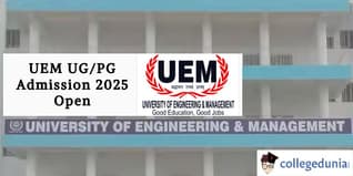 UEM UG/PG Admission 2025 Open; Check Direct Link to Apply